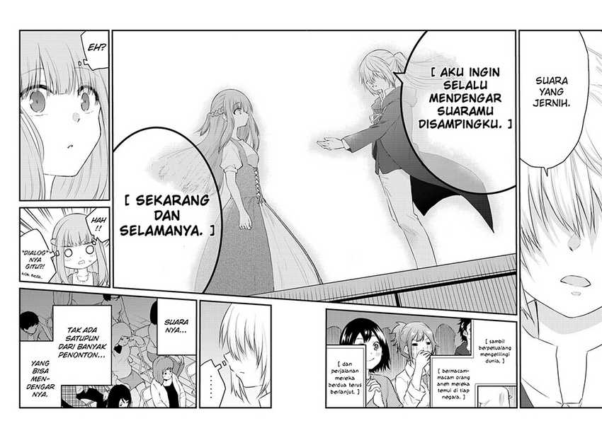 Koe ga Dasenai Shoujo wa "Kanojo ga Yasashisugiru" to Omotteiru Chapter 59 - halaman 7
