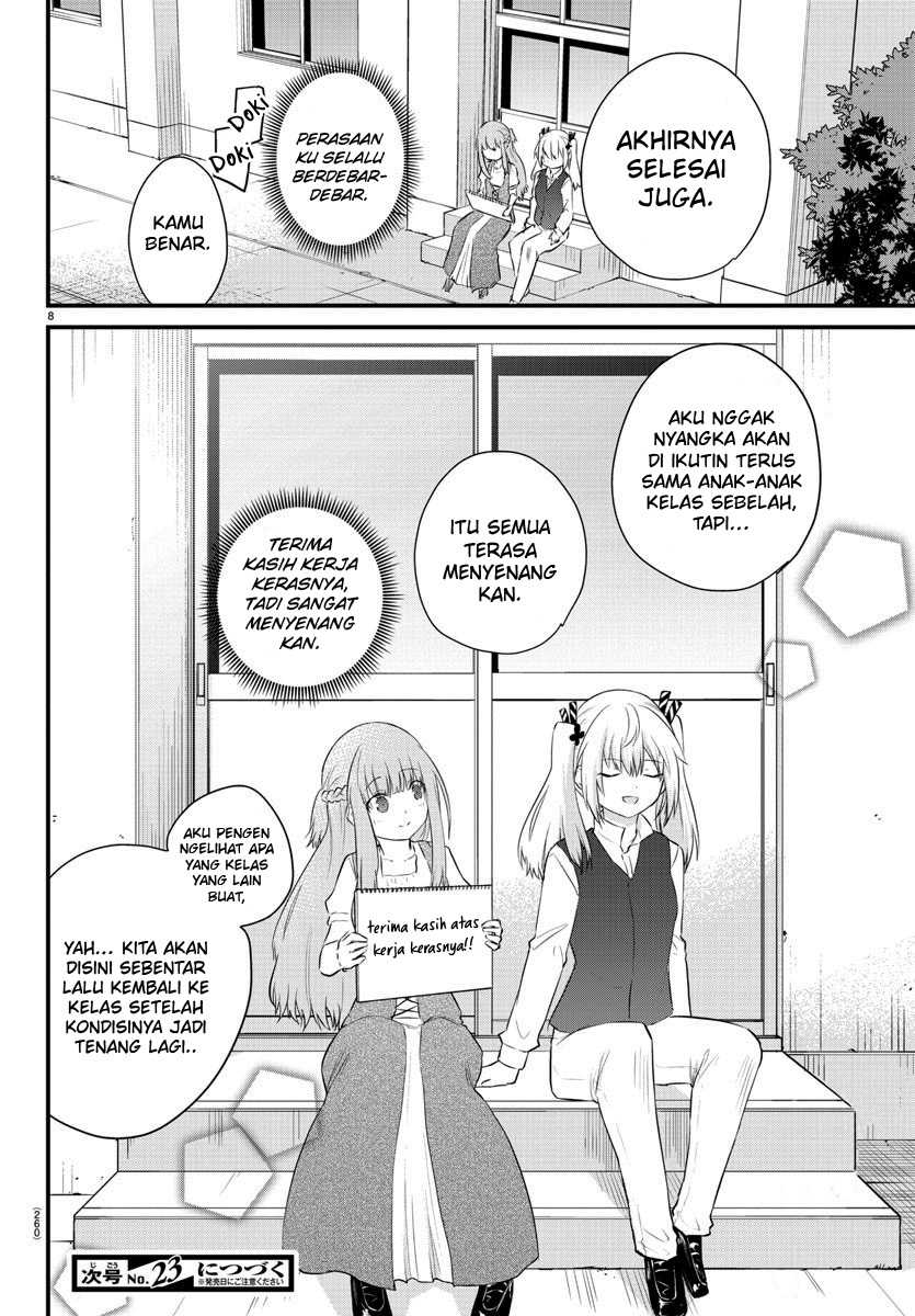 Koe ga Dasenai Shoujo wa "Kanojo ga Yasashisugiru" to Omotteiru Chapter 61 - halaman 10
