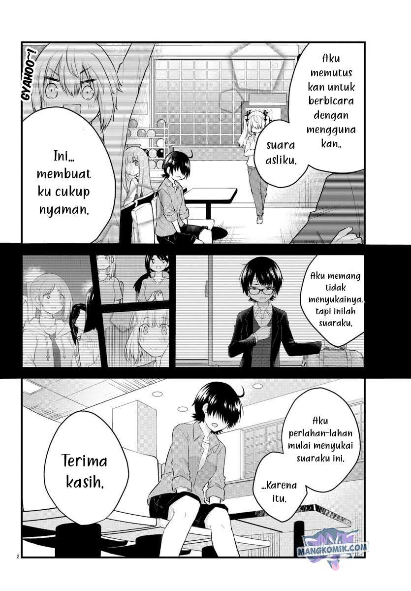 Koe ga Dasenai Shoujo wa "Kanojo ga Yasashisugiru" to Omotteiru Chapter 64 - halaman 4