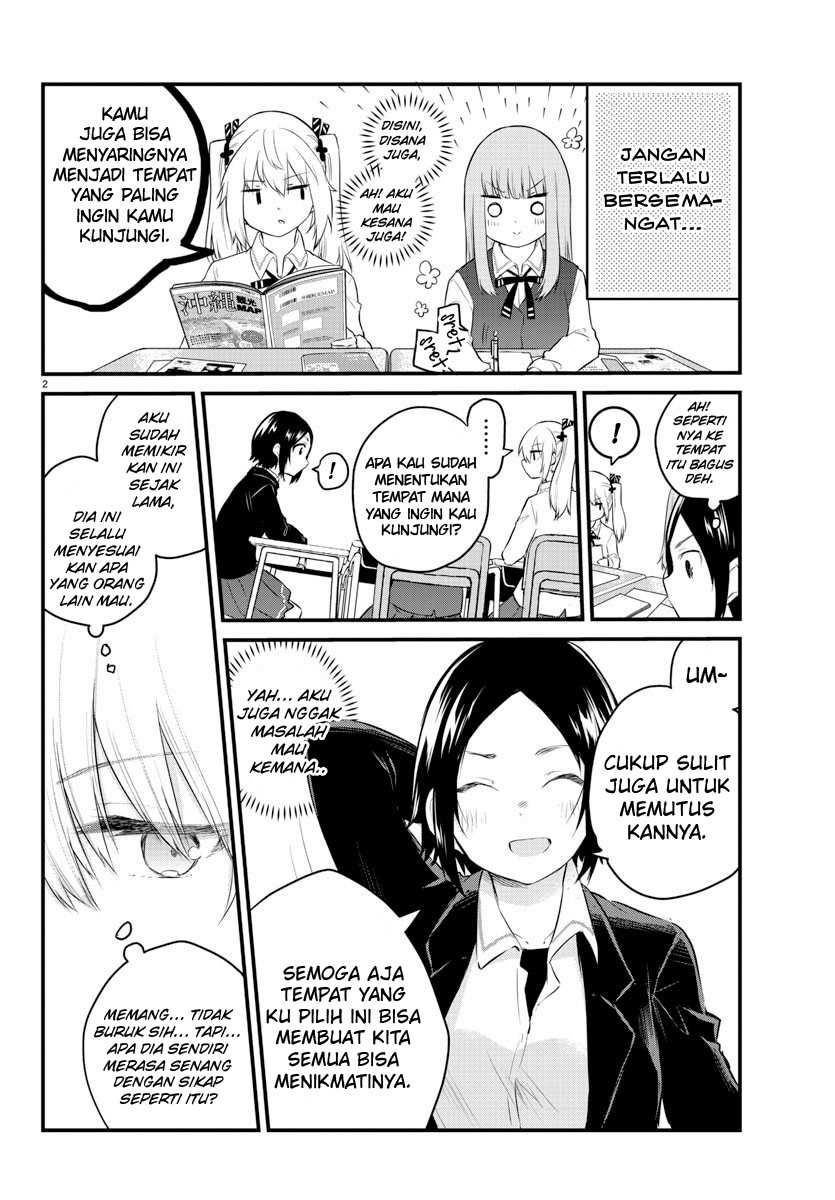 Koe ga Dasenai Shoujo wa "Kanojo ga Yasashisugiru" to Omotteiru Chapter 69 - halaman 4
