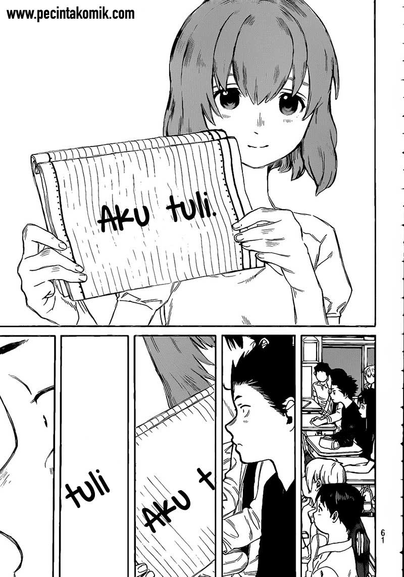 Koe no Katachi Chapter 1 - halaman 52