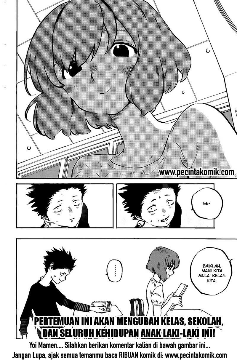 Koe no Katachi Chapter 1 - halaman 56