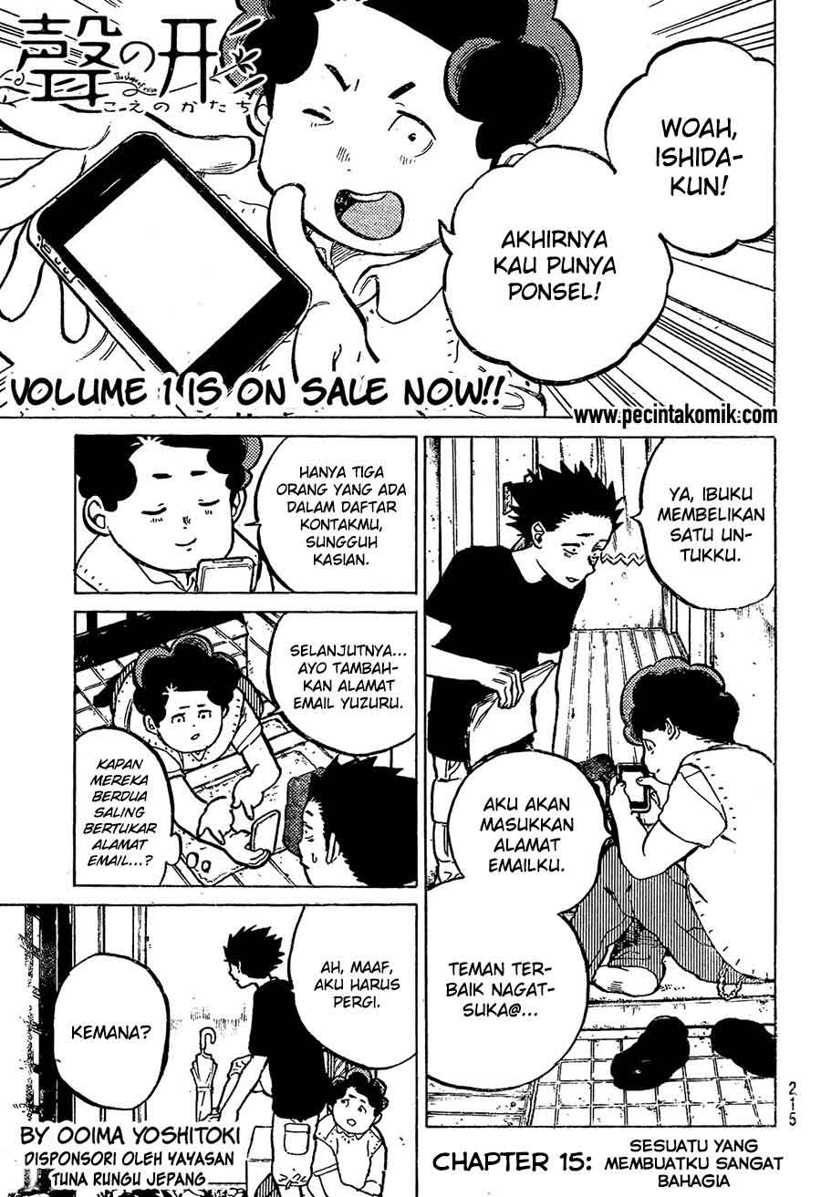 Koe no Katachi Chapter 15 - halaman 2