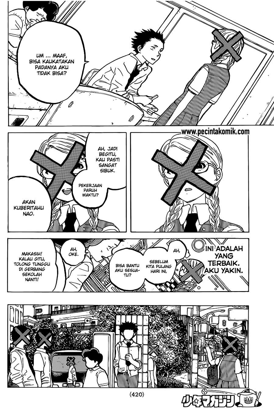 Koe no Katachi Chapter 20 - halaman 13