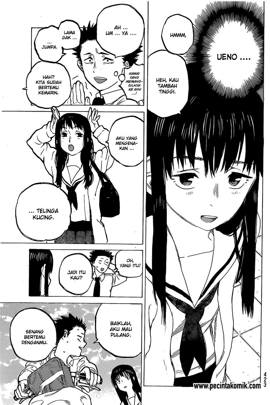 Koe no Katachi Chapter 20 - halaman 16