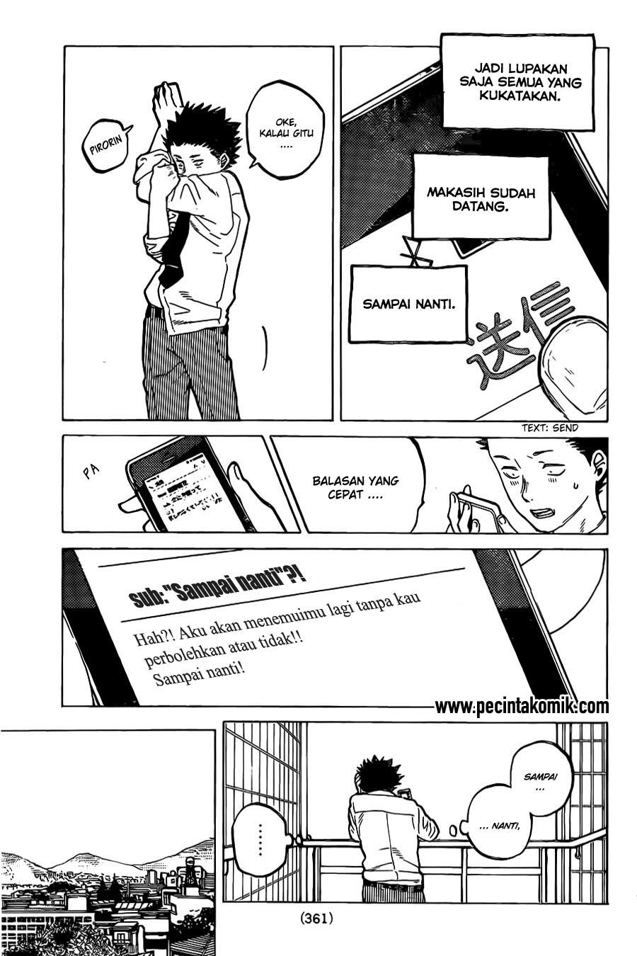 Koe no Katachi Chapter 22 - halaman 16