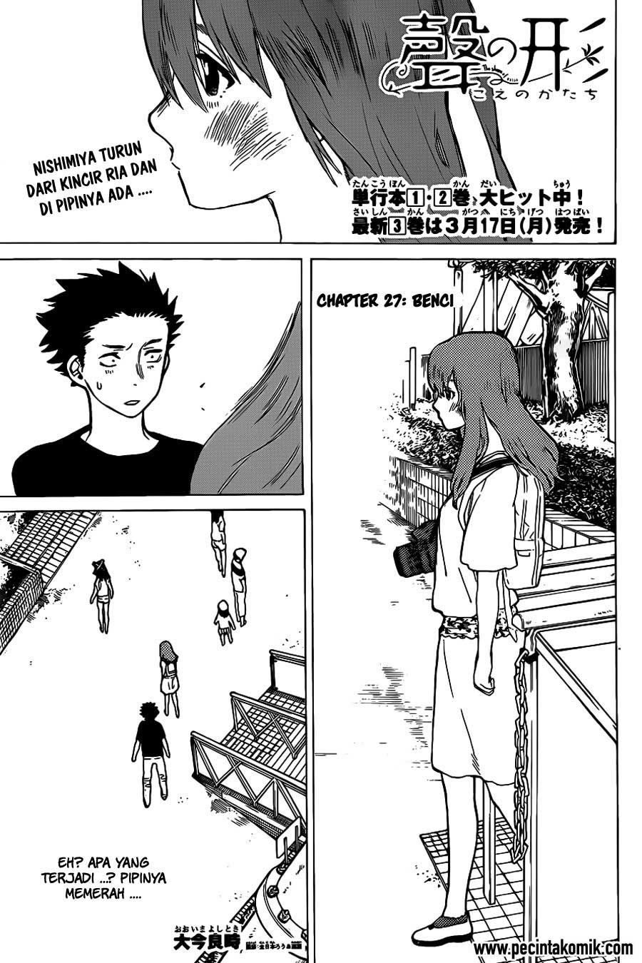 Koe no Katachi Chapter 27 - halaman 2