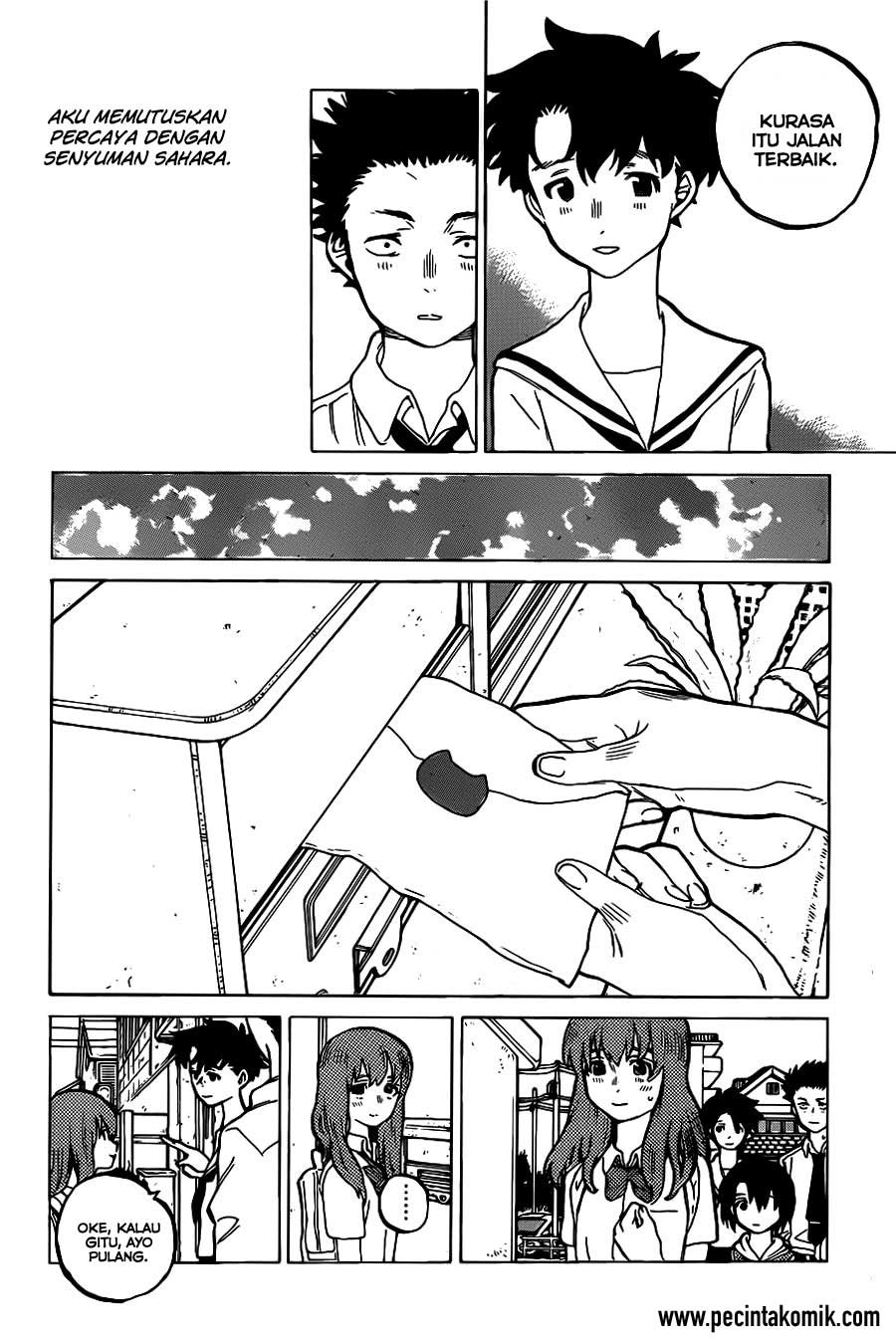 Koe no Katachi Chapter 28 - halaman 19