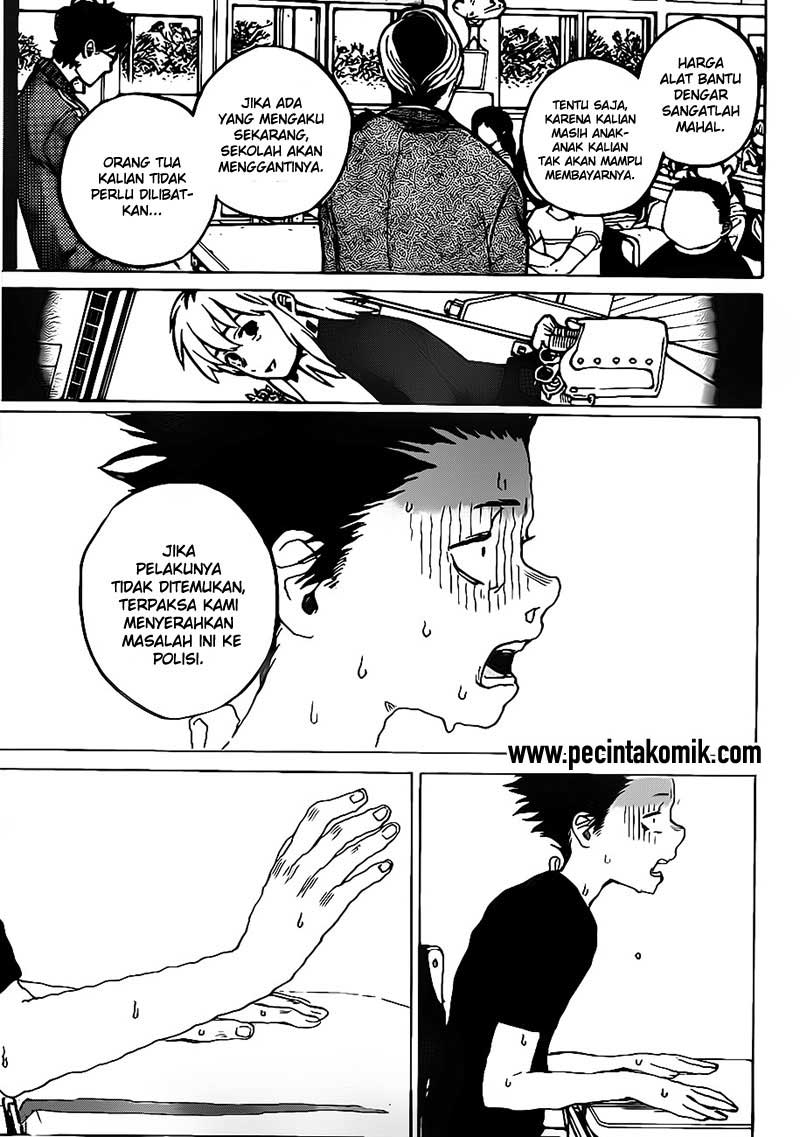 Koe no Katachi Chapter 3 - halaman 10