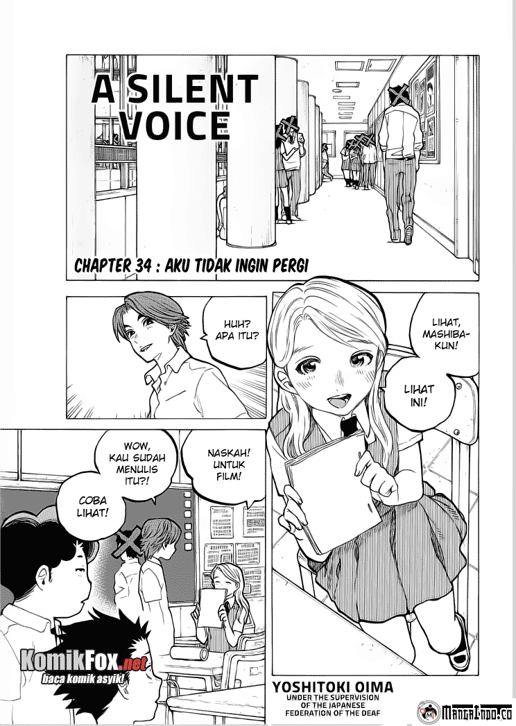 Koe no Katachi Chapter 34 - halaman 2