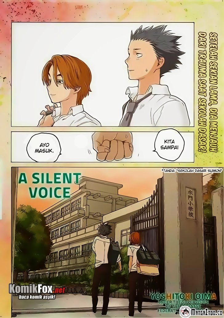 Koe no Katachi Chapter 35 - halaman 1