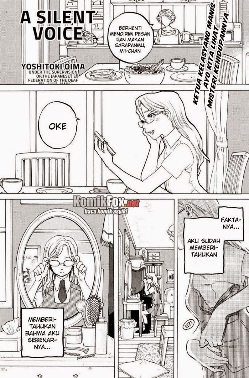 Koe no Katachi Chapter 48 - halaman 2