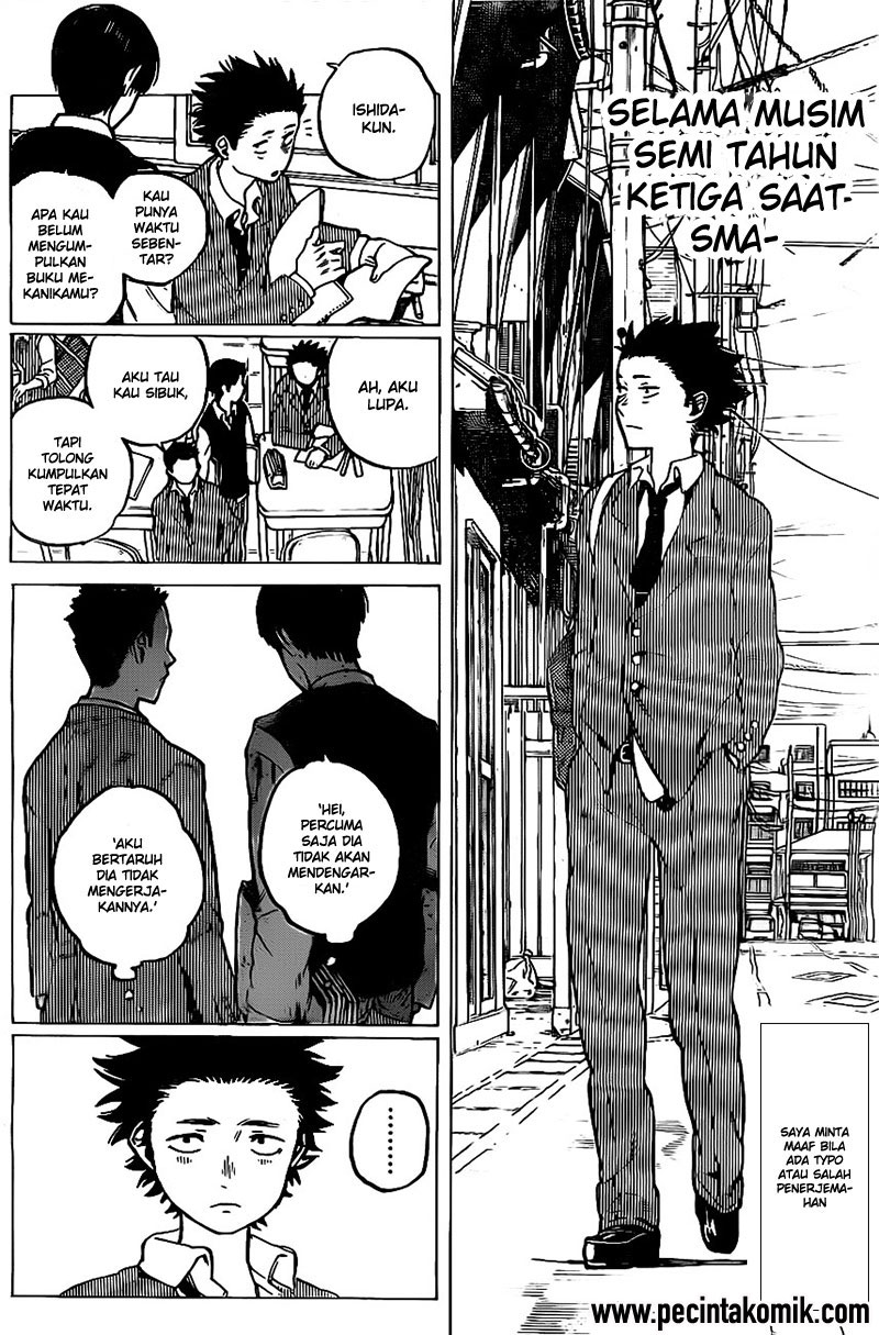 Koe no Katachi Chapter 5 - halaman 3