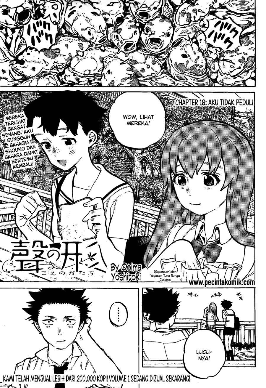 Koe no Katachi Chapter 18 - halaman 2