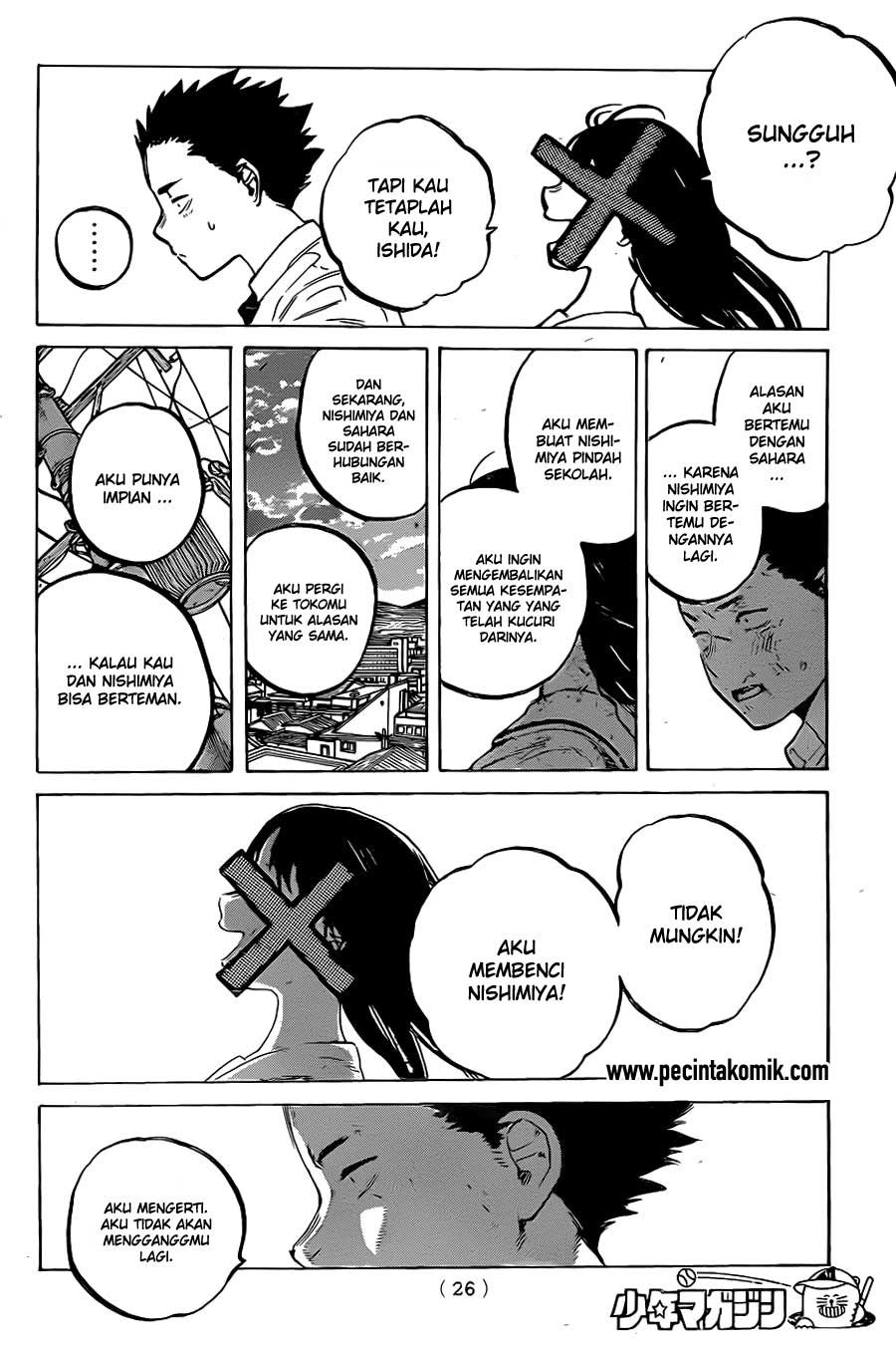 Koe no Katachi Chapter 21 - halaman 18