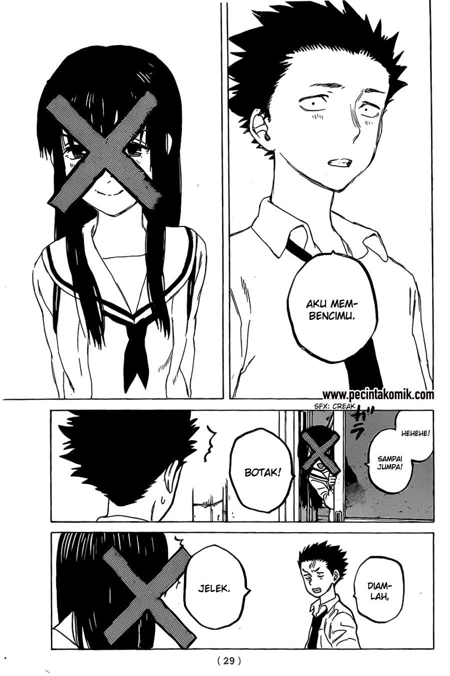 Koe no Katachi Chapter 21 - halaman 21