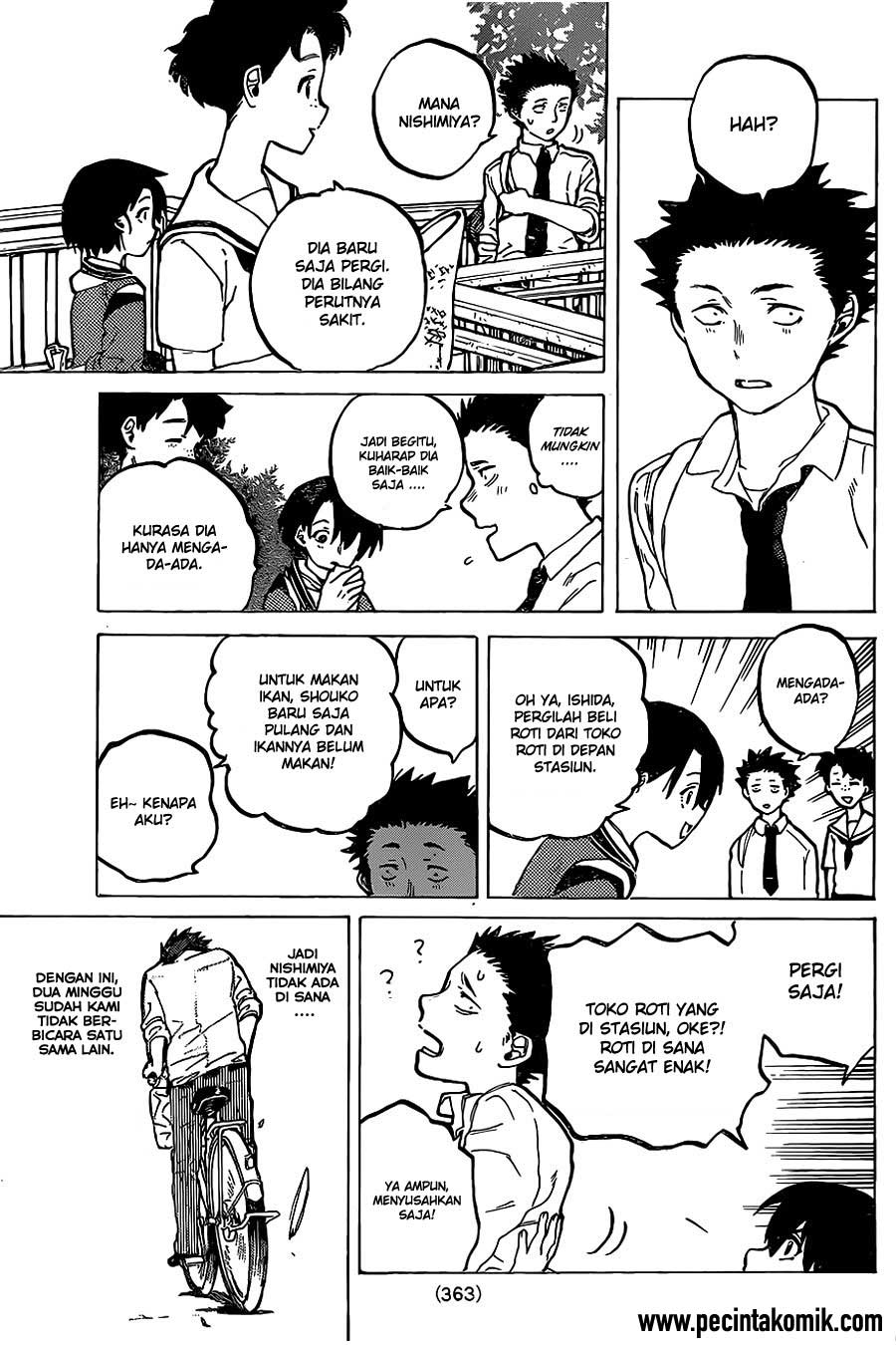 Koe no Katachi Chapter 22 - halaman 18