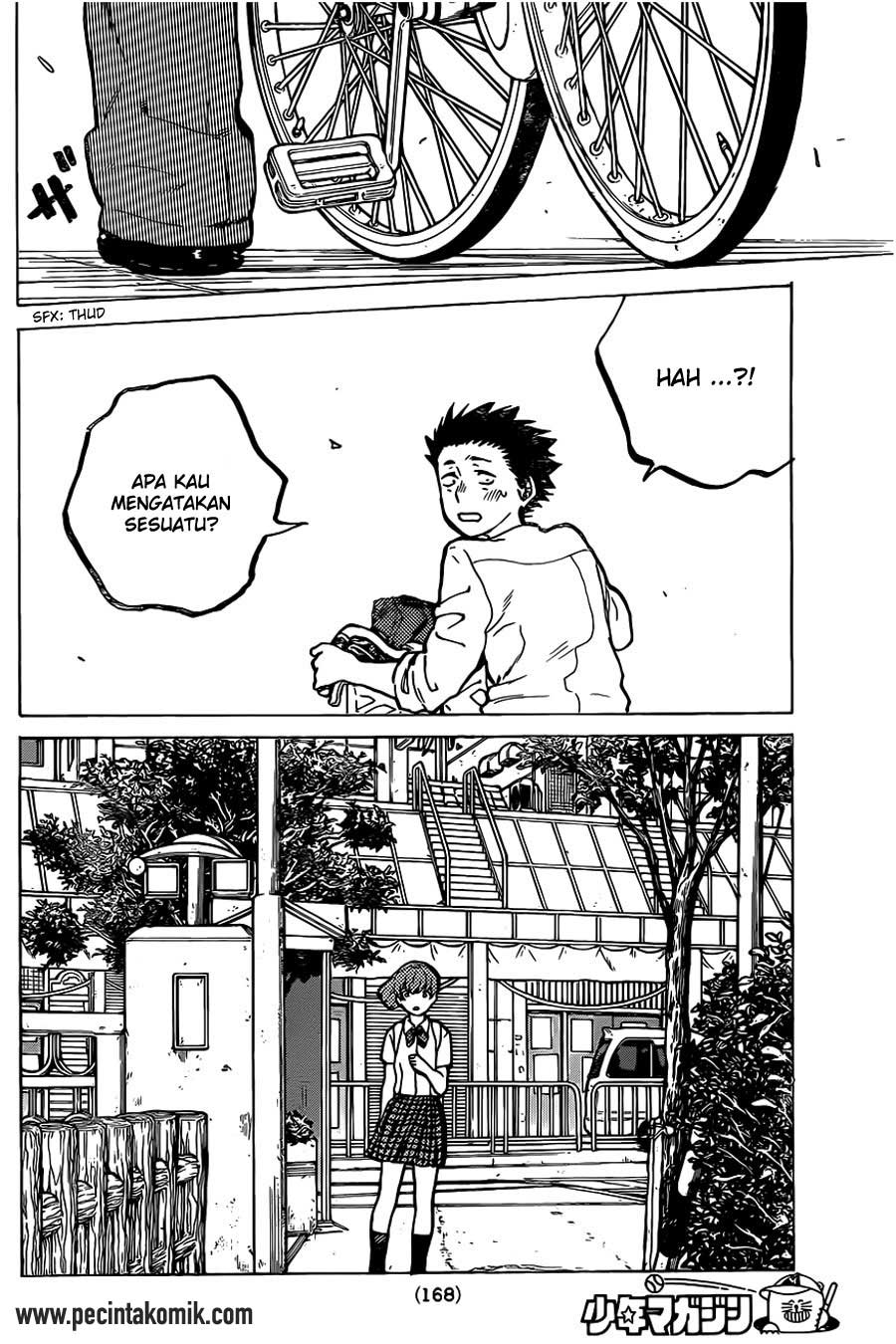 Koe no Katachi Chapter 23 - halaman 16