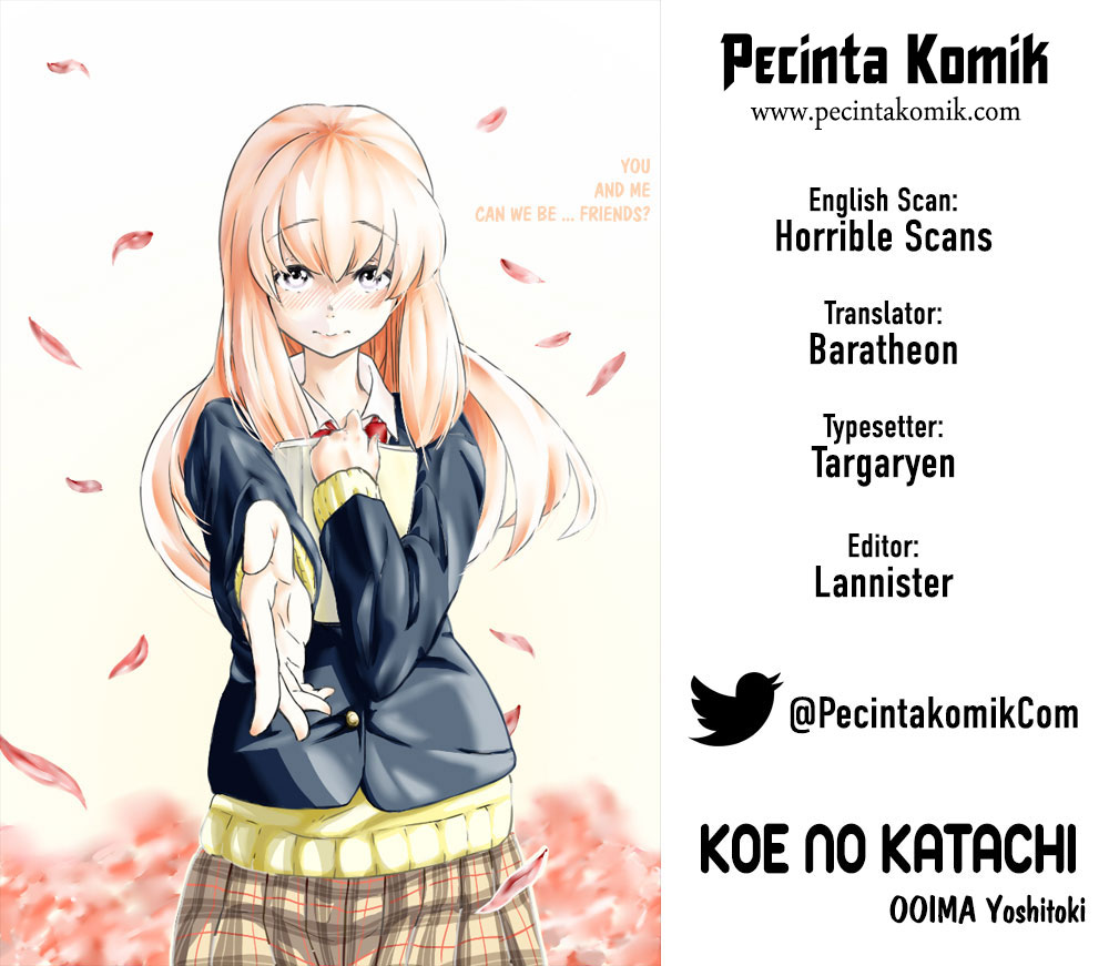 Koe no Katachi Chapter 30 - halaman 1