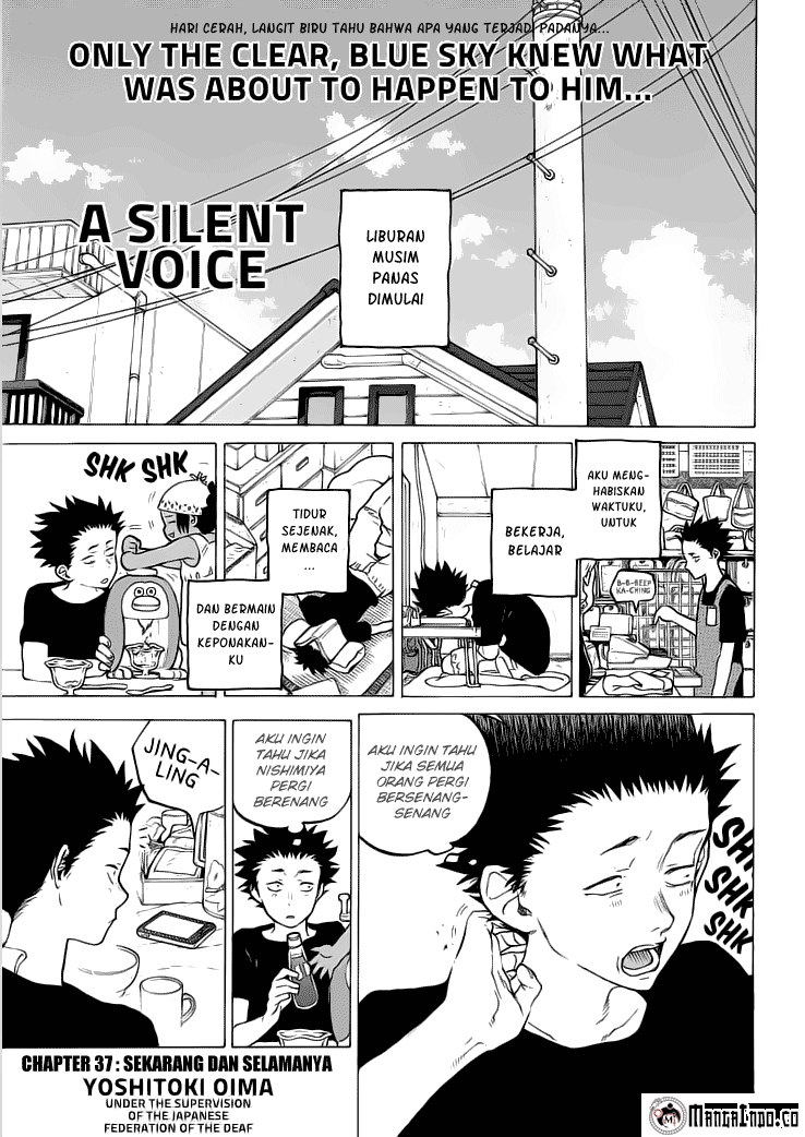 Koe no Katachi Chapter 37 - halaman 2