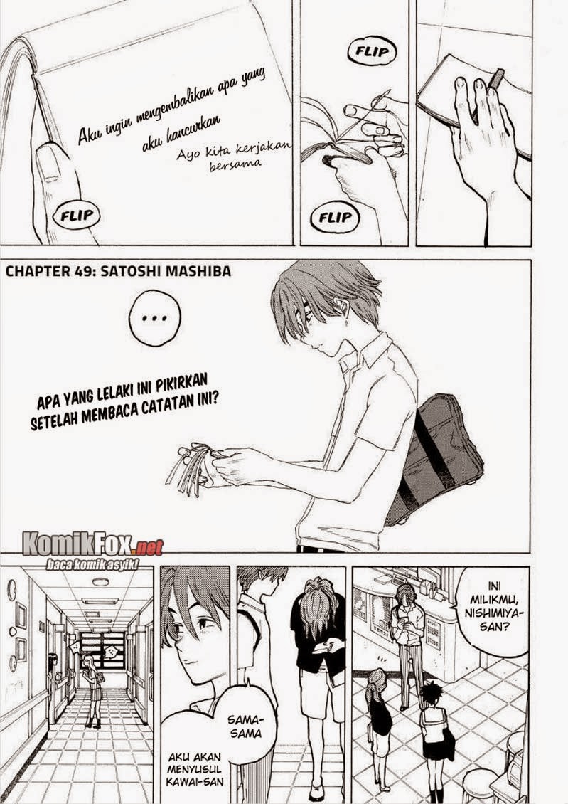 Koe no Katachi Chapter 49 - halaman 2