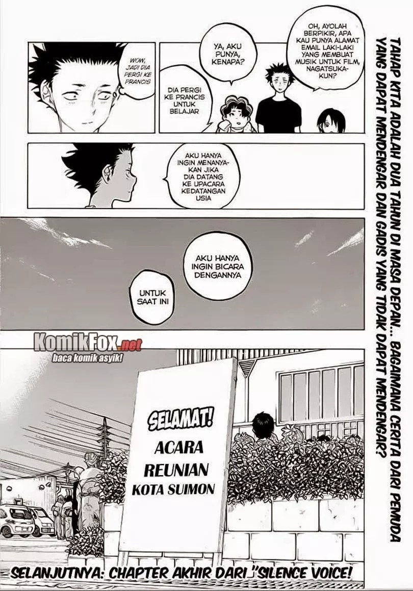 Koe no Katachi Chapter 61 - halaman 19