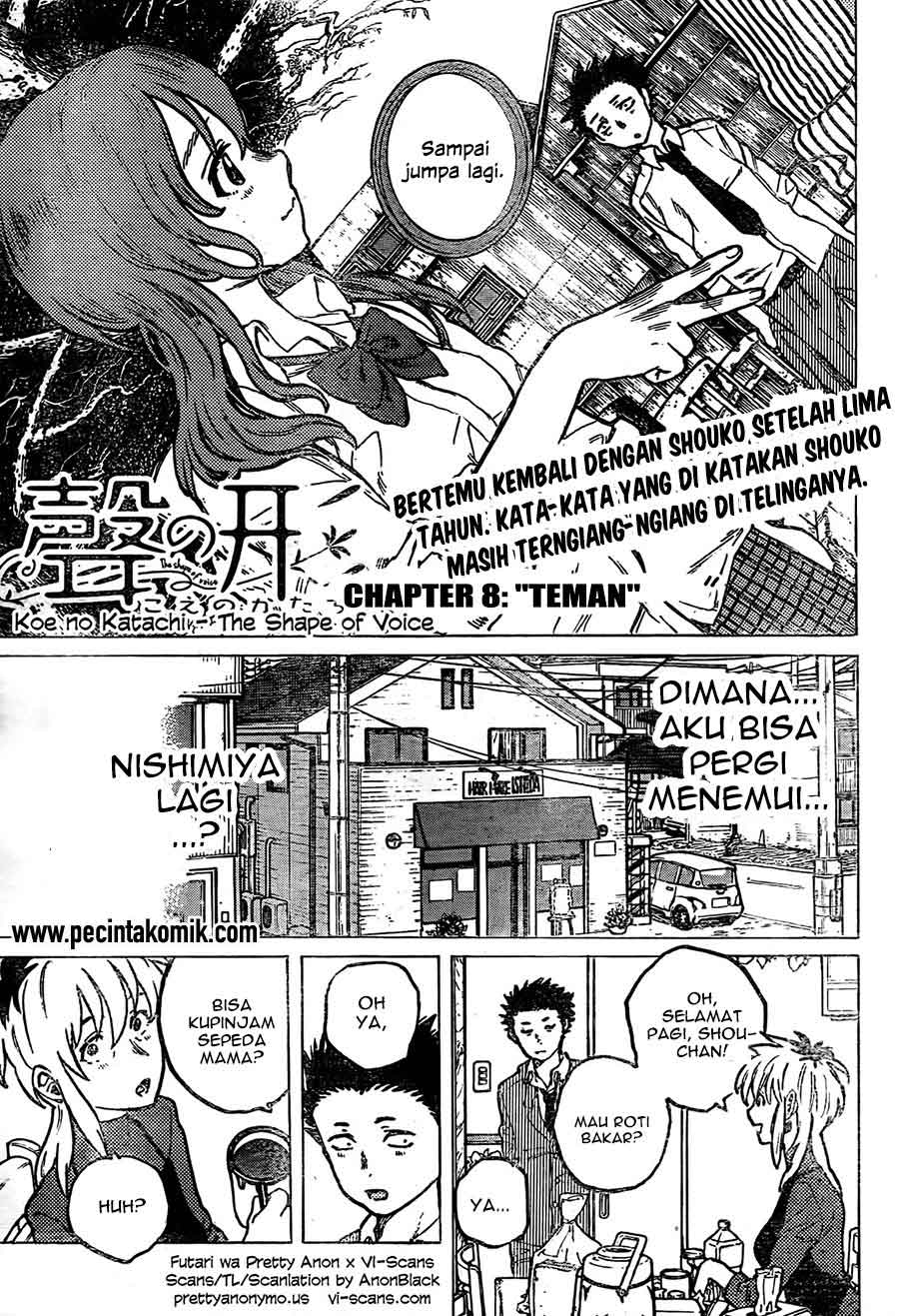 Koe no Katachi Chapter 8 - halaman 2