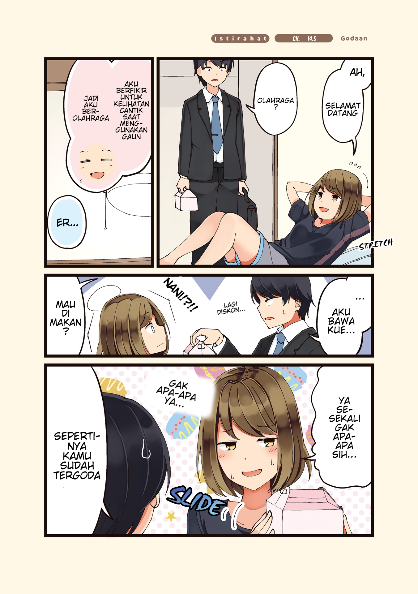 Koi ga Fuufu ni Naru Mae ni Chapter 14.5 - halaman 1