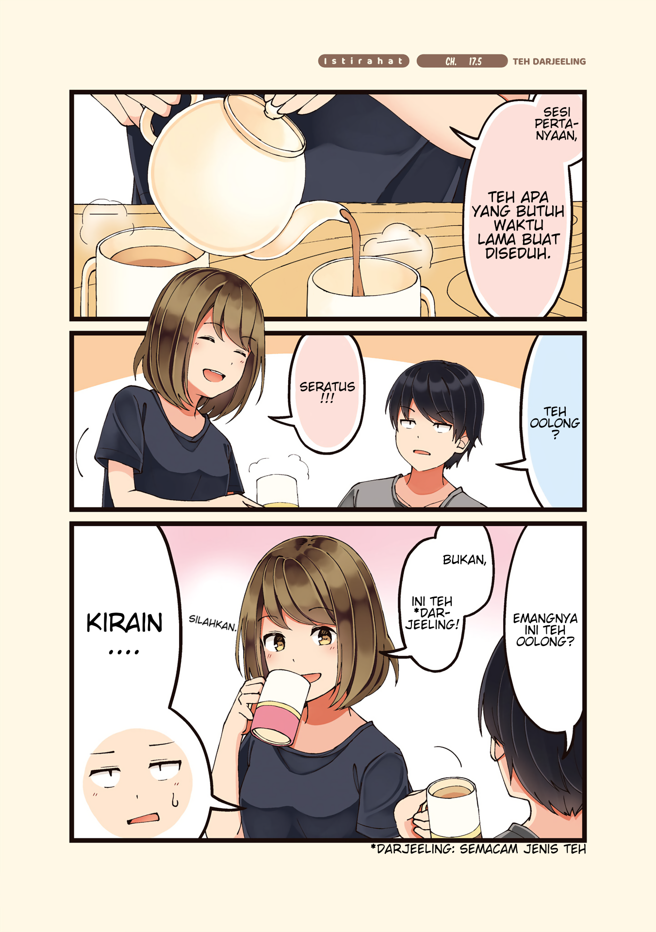 Koi ga Fuufu ni Naru Mae ni Chapter 17.5 - halaman 1
