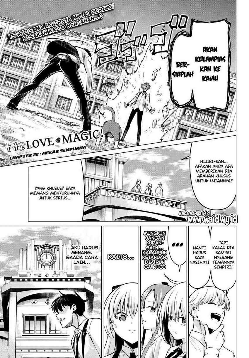 Koi ka Mahou ka Wakaranai! Chapter 22 - halaman 3