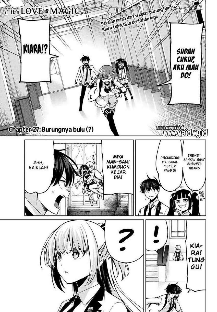 Koi ka Mahou ka Wakaranai! Chapter 27 - halaman 3