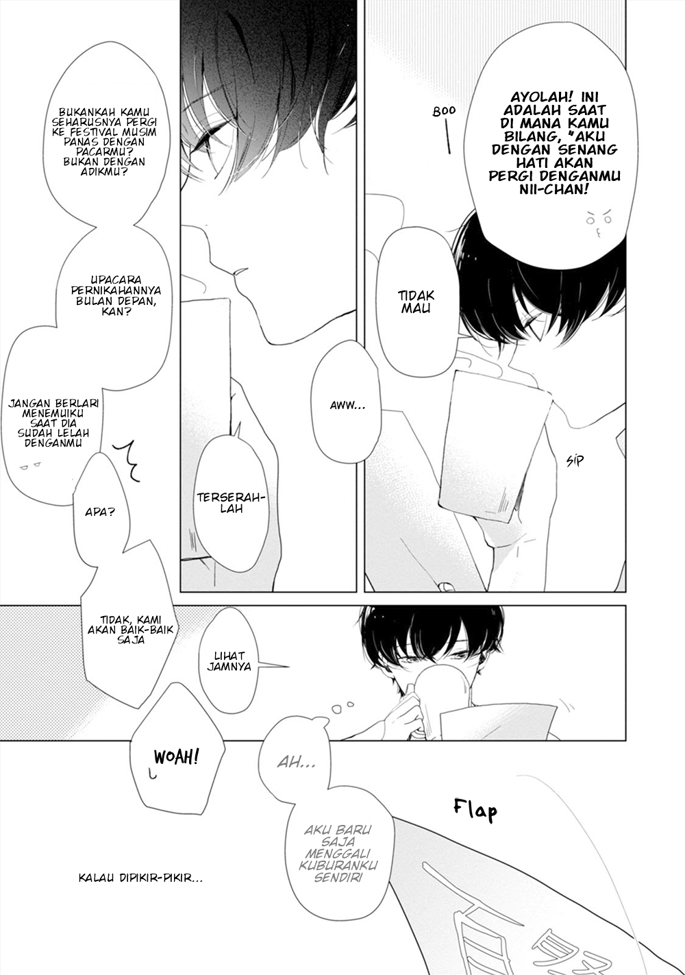 Koi ni mo Naranai. Chapter 3 - halaman 6