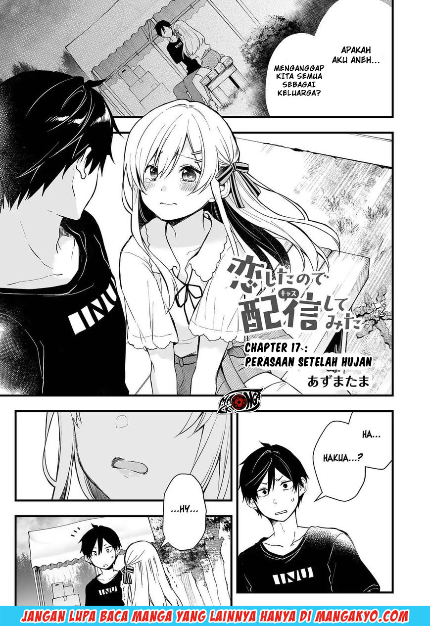 Koi Shita no de, Haishin Shite Mita Chapter 17 - halaman 1