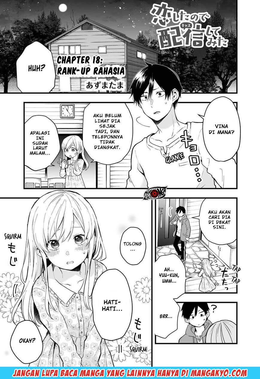 Koi Shita no de, Haishin Shite Mita Chapter 18 - halaman 1