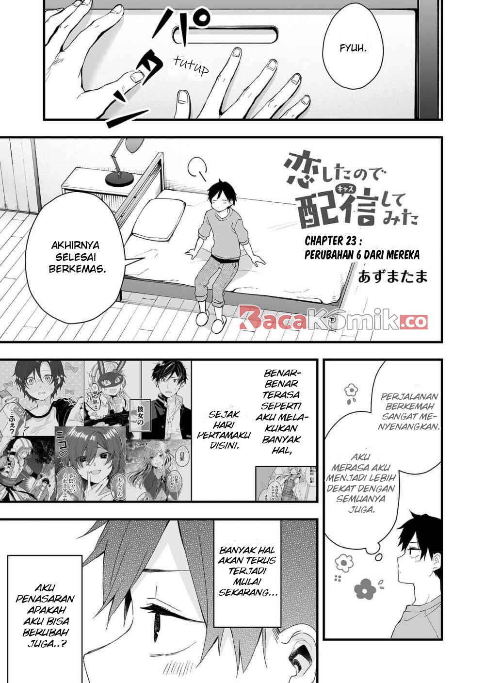 Koi Shita no de, Haishin Shite Mita Chapter 23 - halaman 2