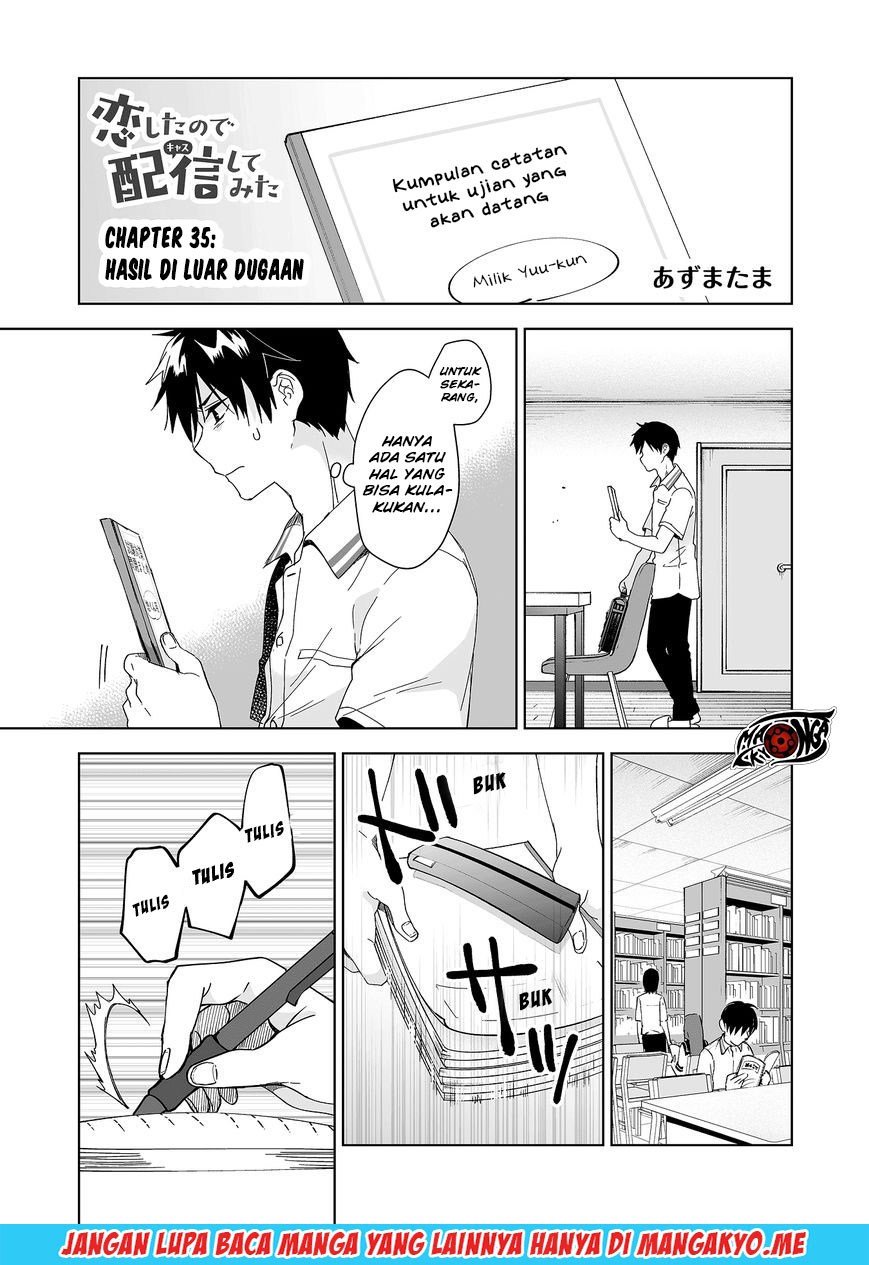 Koi Shita no de, Haishin Shite Mita Chapter 35 - halaman 2
