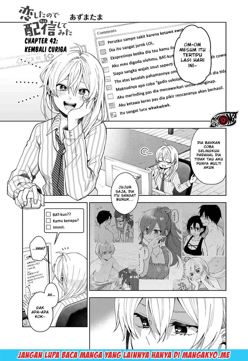 Koi Shita no de, Haishin Shite Mita Chapter 42 - halaman 2