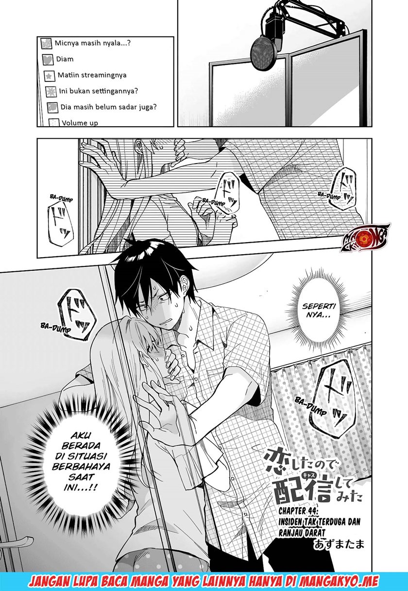 Koi Shita no de, Haishin Shite Mita Chapter 44 - halaman 2