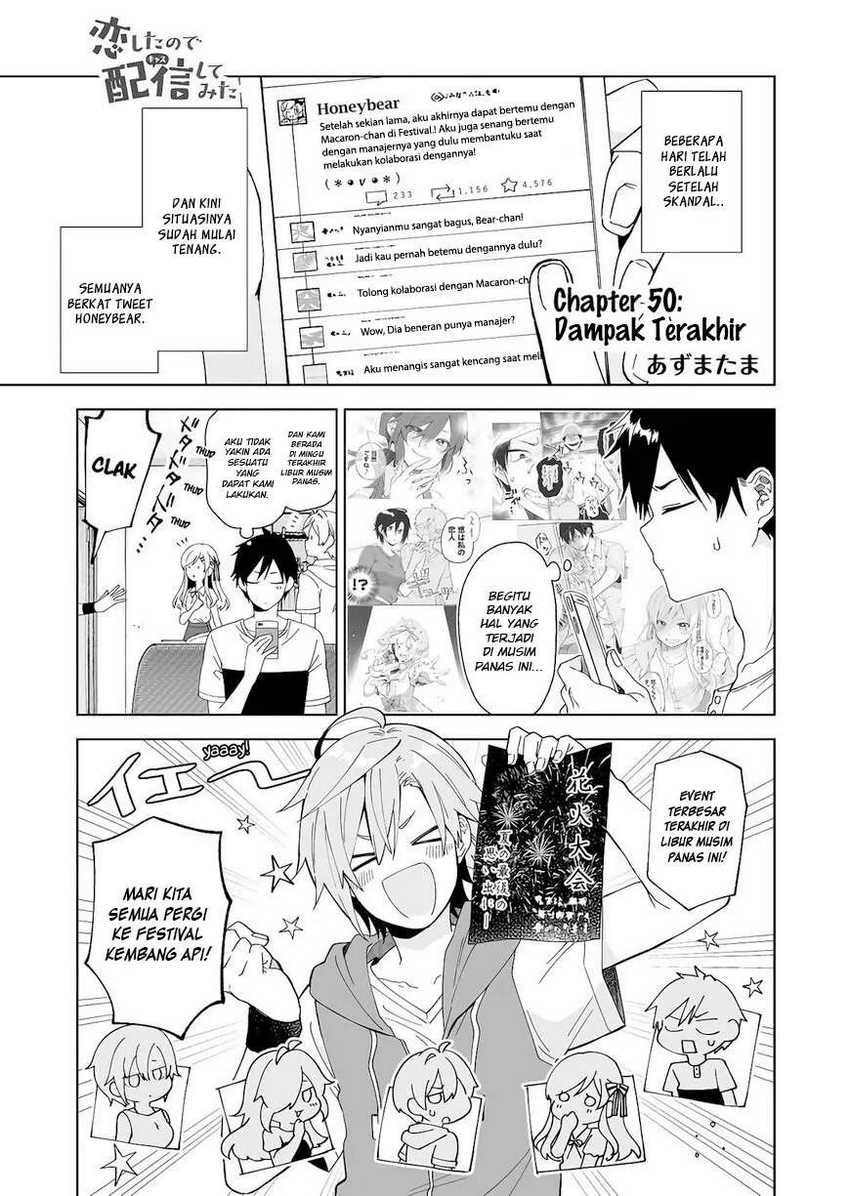 Koi Shita no de, Haishin Shite Mita Chapter 50 - halaman 2