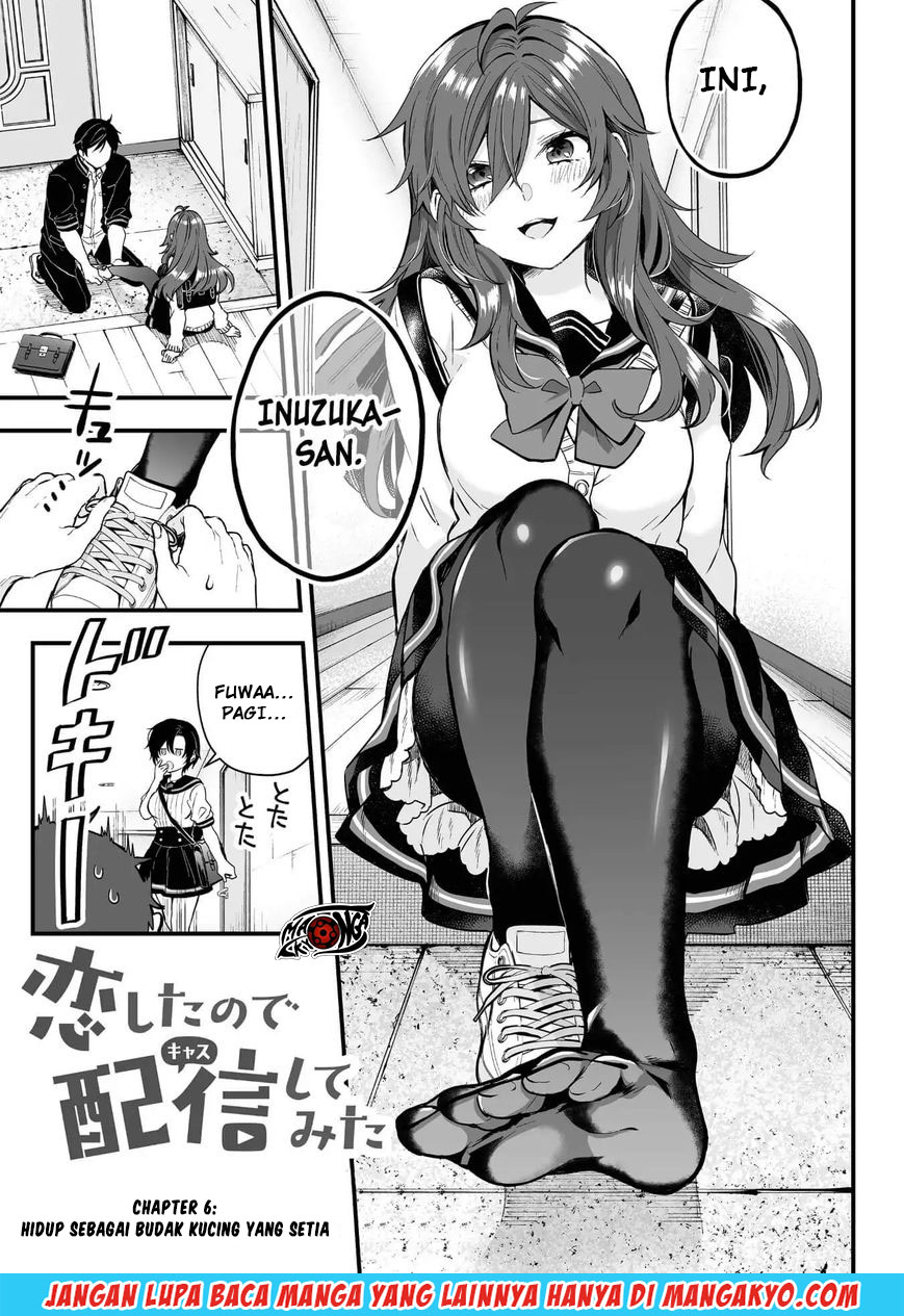 Koi Shita no de, Haishin Shite Mita Chapter 6 - halaman 1