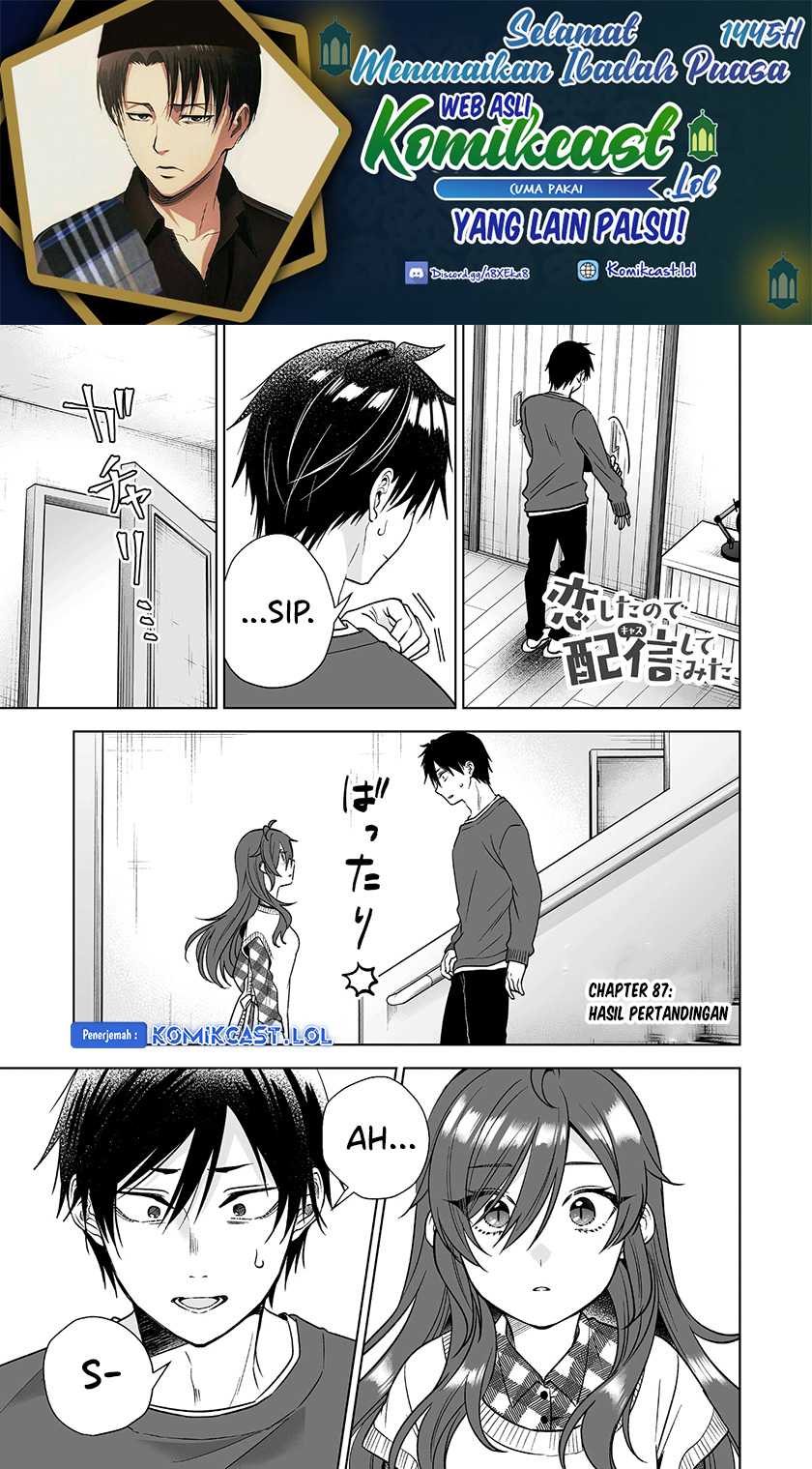 Koi Shita no de, Haishin Shite Mita Chapter 87 - halaman 2