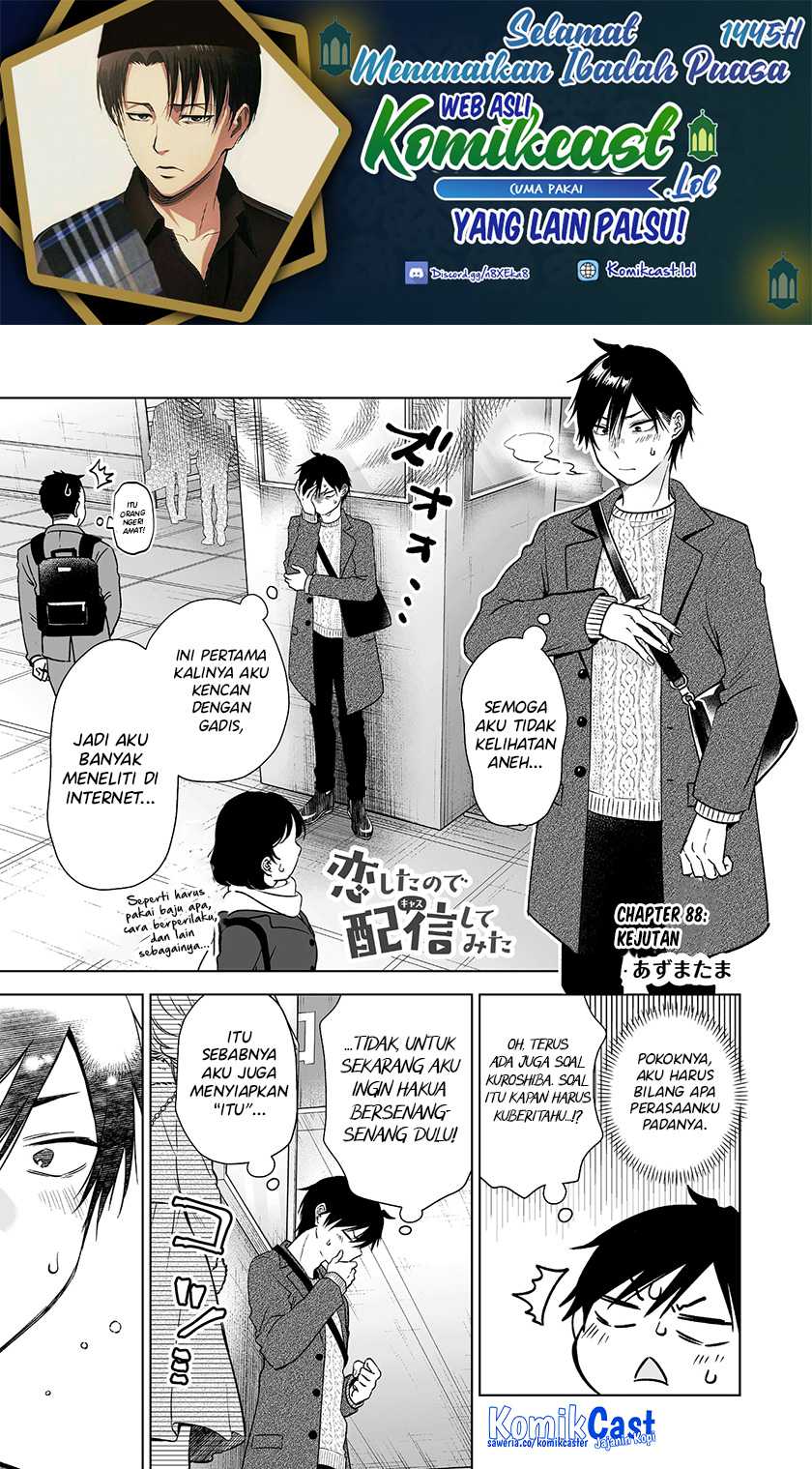 Koi Shita no de, Haishin Shite Mita Chapter 88 - halaman 2