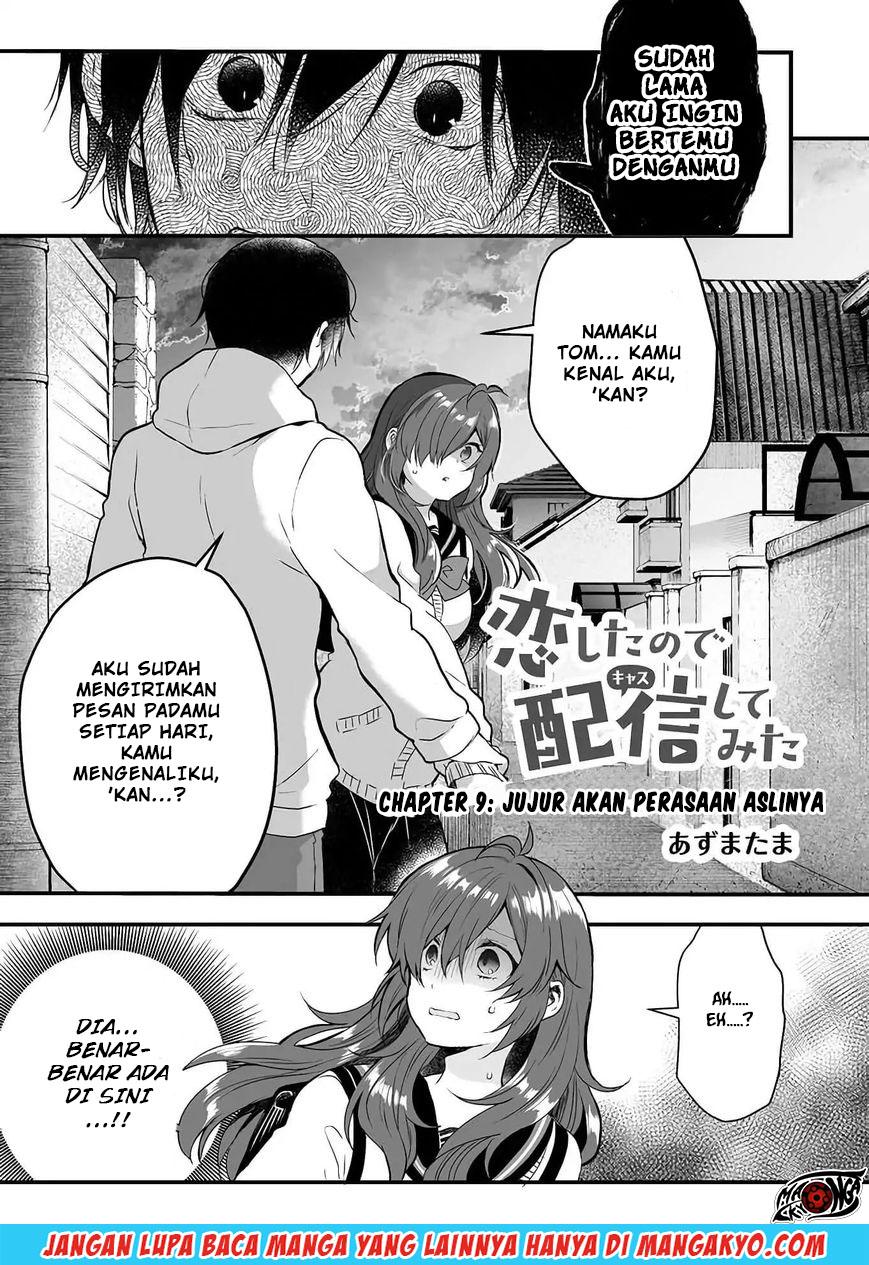 Koi Shita no de, Haishin Shite Mita Chapter 9 - halaman 1