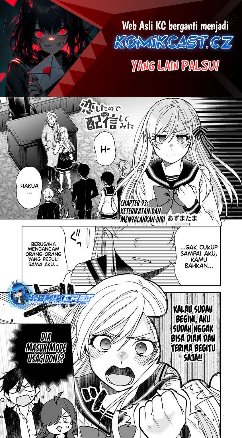Koi Shita no de, Haishin Shite Mita Chapter 93 - halaman 2