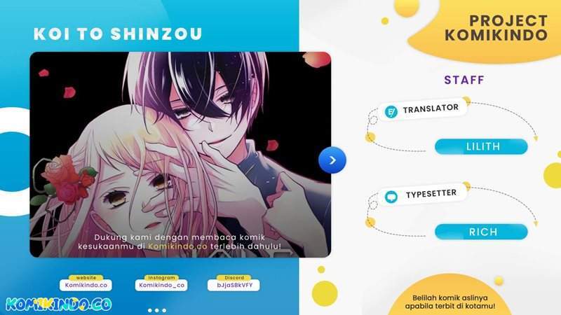 Koi to Shinzou Chapter 13 - halaman 1