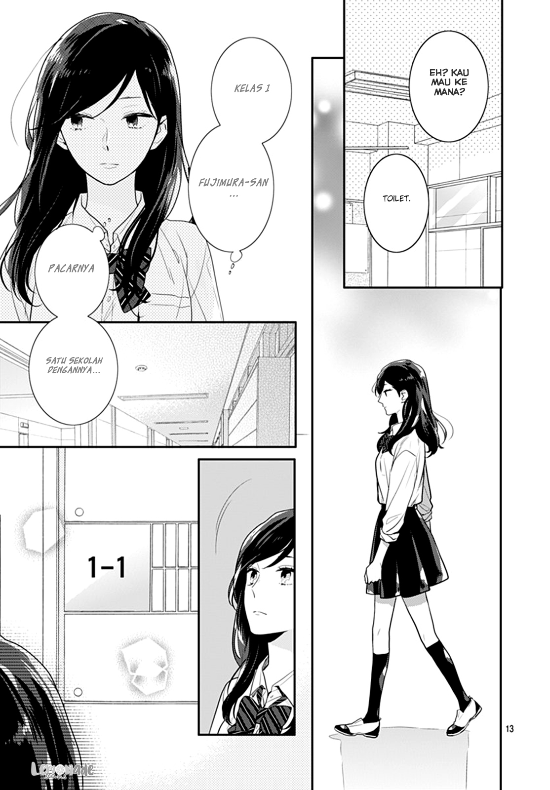 Koi wo Shiranai Bokutachi wa Chapter 10 - halaman 14