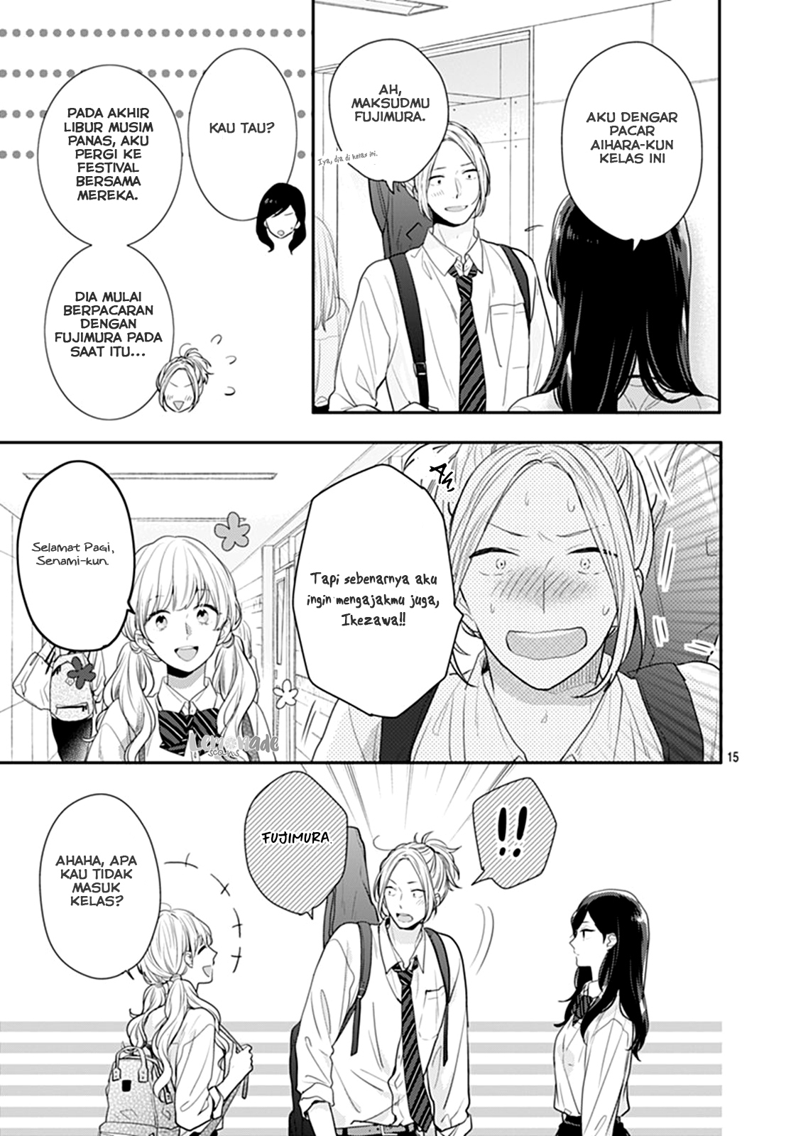 Koi wo Shiranai Bokutachi wa Chapter 10 - halaman 16