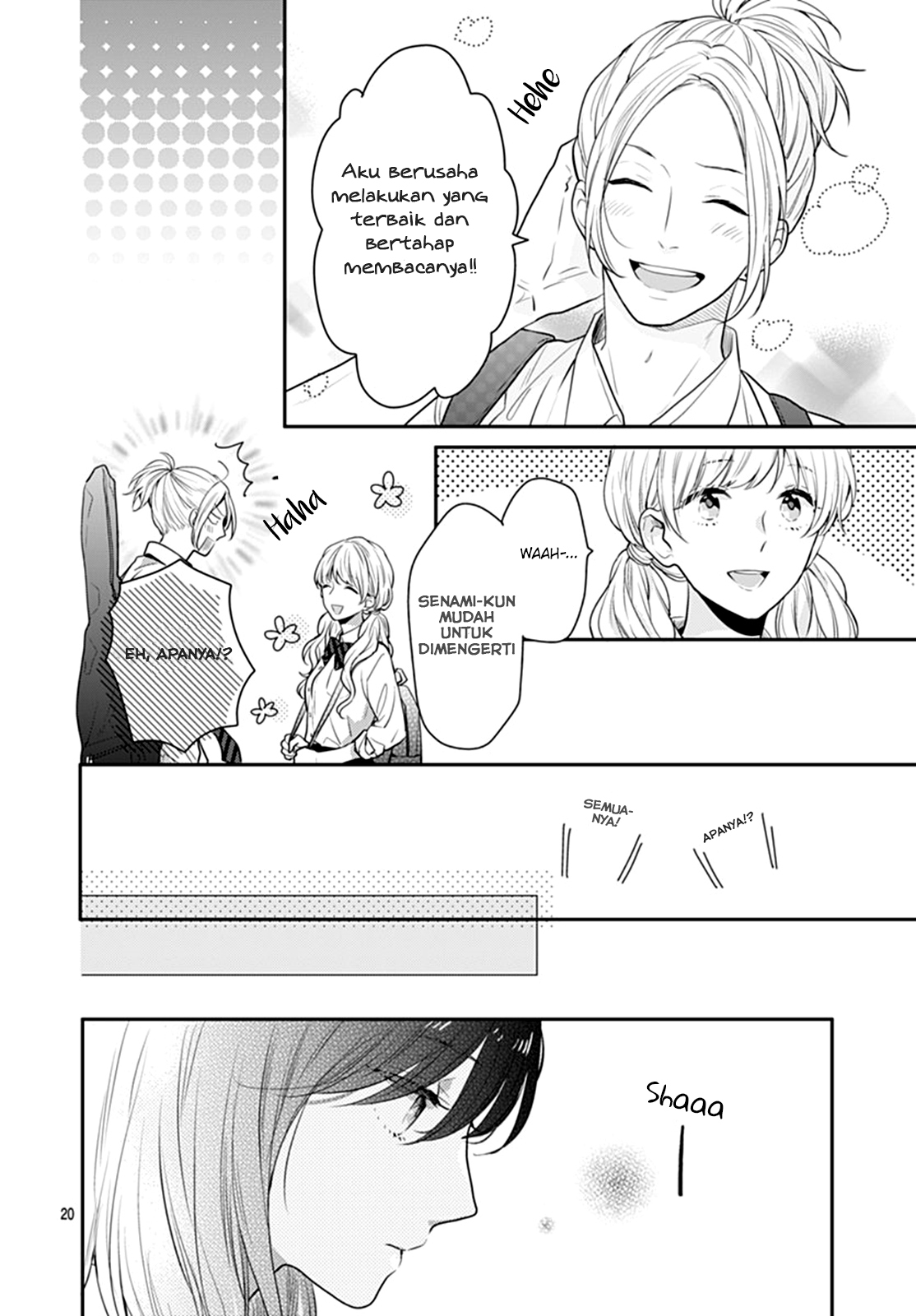 Koi wo Shiranai Bokutachi wa Chapter 10 - halaman 21