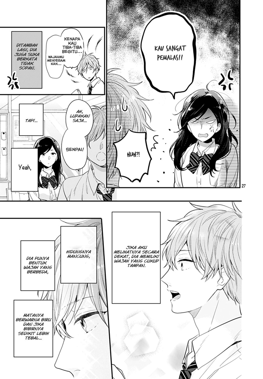 Koi wo Shiranai Bokutachi wa Chapter 10 - halaman 28