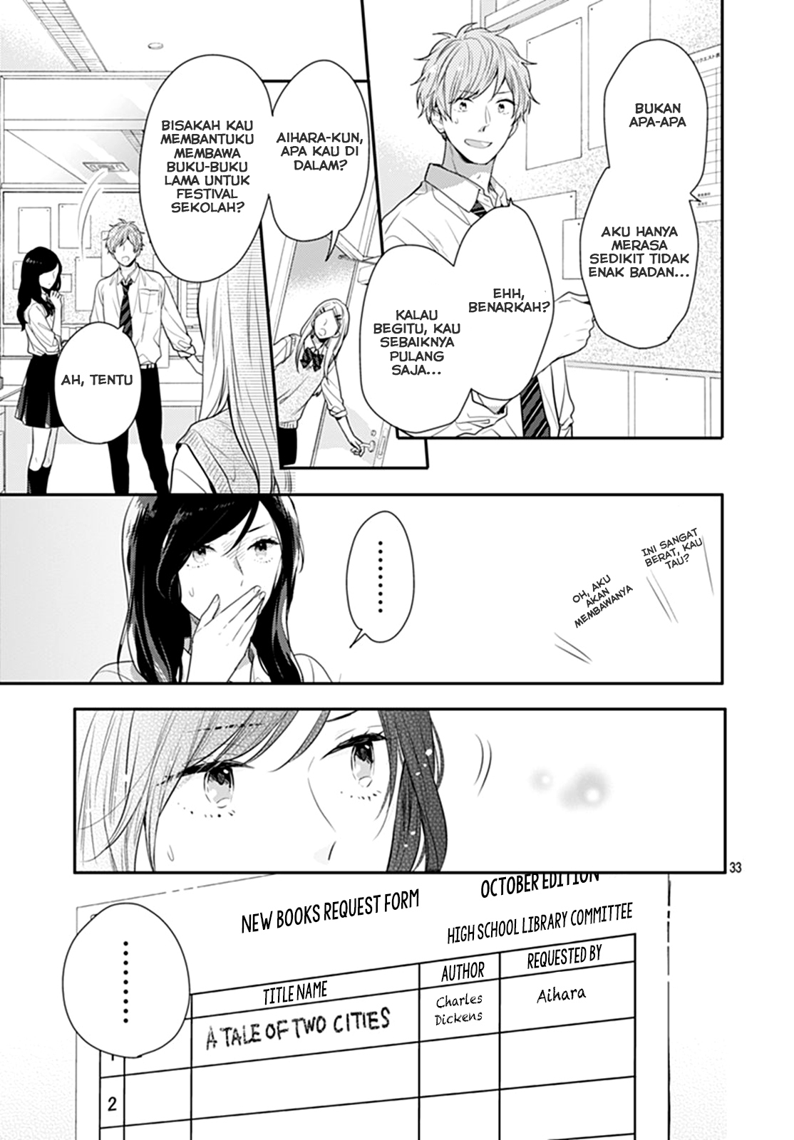 Koi wo Shiranai Bokutachi wa Chapter 10 - halaman 34